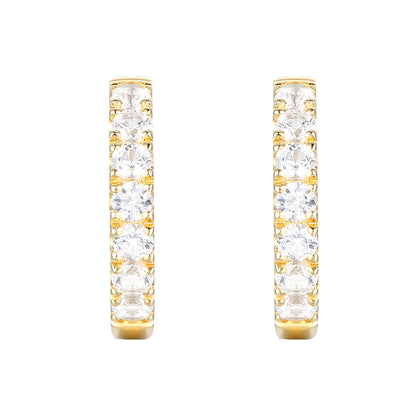 10K Yellow Gold 1/3 ct tw Diamond Hoop Earring (I-I2)