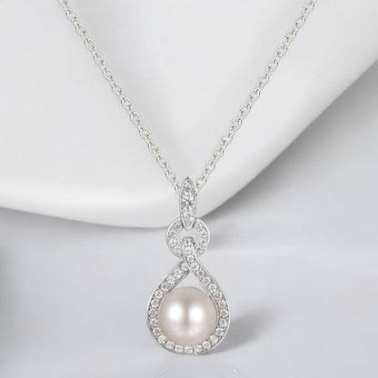 Sterling Silver Cultured Freshwater Pearl Drop Pendant