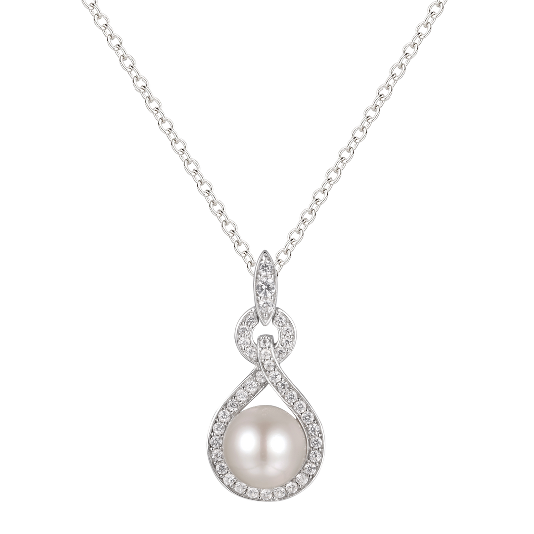 Sterling Silver Cultured Freshwater Pearl Drop Pendant