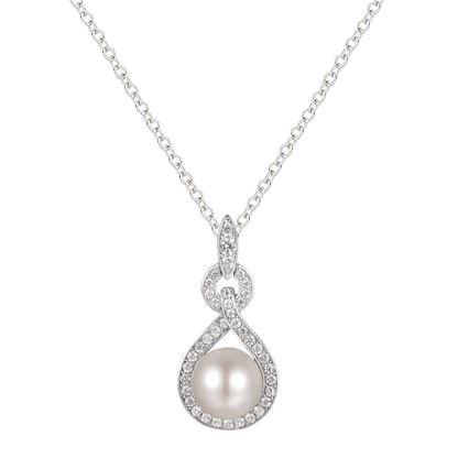 Sterling Silver Cultured Freshwater Pearl Drop Pendant