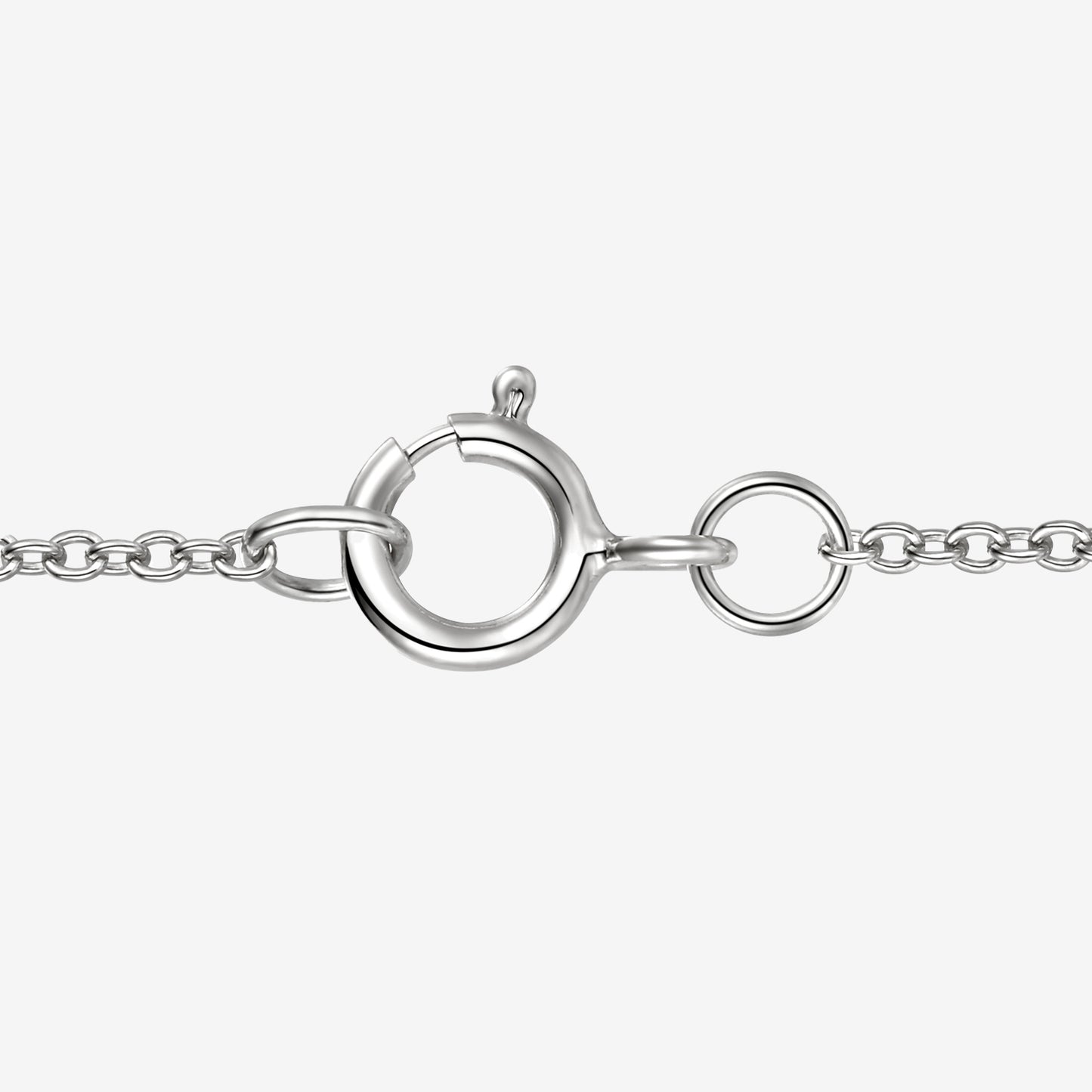 10K Genuine Gemstone & Diamond Accent Solitaire Pendant with 18" Chain