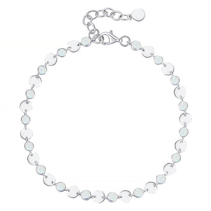 Sterling Silver Gemstone Luna Bracelet