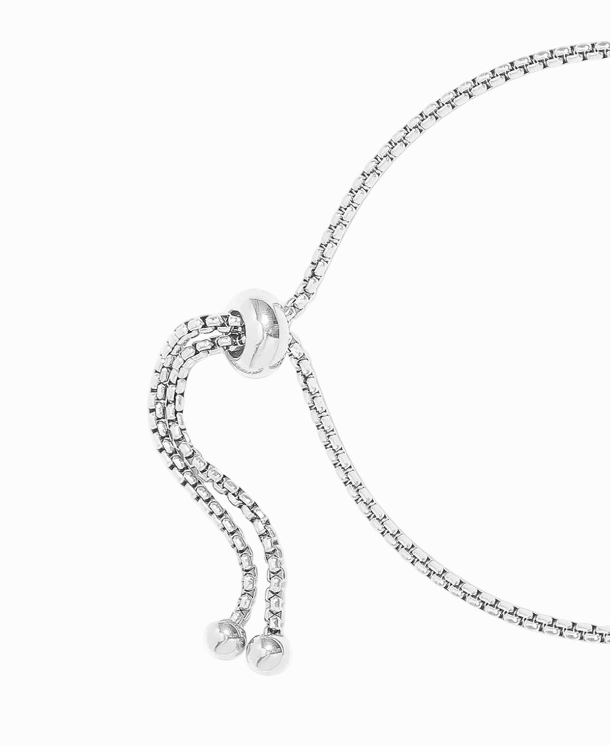 Sterling Silver Alternating Genuine Gemstone Adjustable Bolo Bracelet - view 5