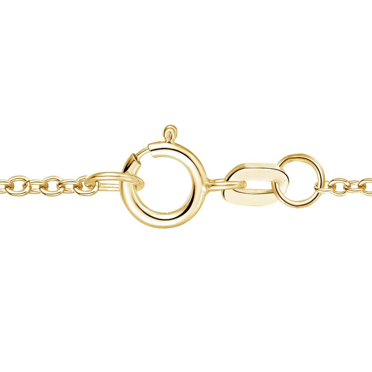 14K Yellow Gold over Sterling Silver 1/2 ct tw Diamond Knot Pendant with 18" Chain (I-I2)